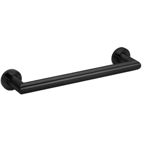 Sapho X-Round - Portasciugamani, lunghezza 36 cm, nero XR400B