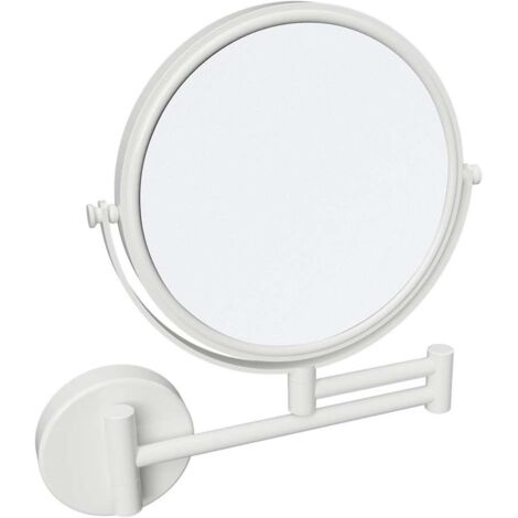 Sapho X-Round - Specchio cosmetico, bianco XR006W