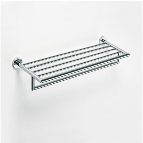 Sapho X-Round - Tablette murale pour serviettes, longeur 65 cm, chrome XR419
