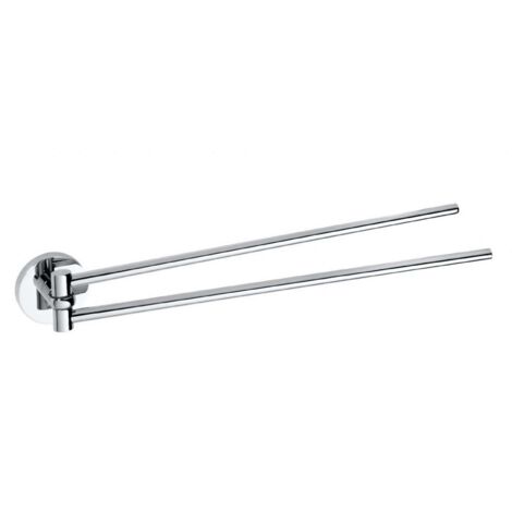 Sapho X-Round - Toallero giratorio, longitud 42 cm, cromo XR405