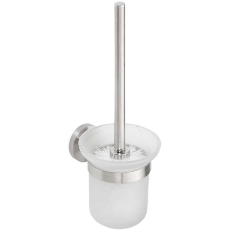 Sapho X-STEEL - Escobilla de WC con soporte, acero inoxidable XS301