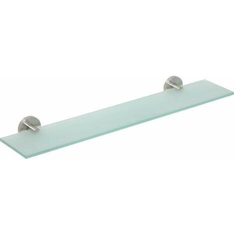 Sapho X-STEEL - Mensola, lunghezza 60 cm, vetro/acciaio inox XS601
