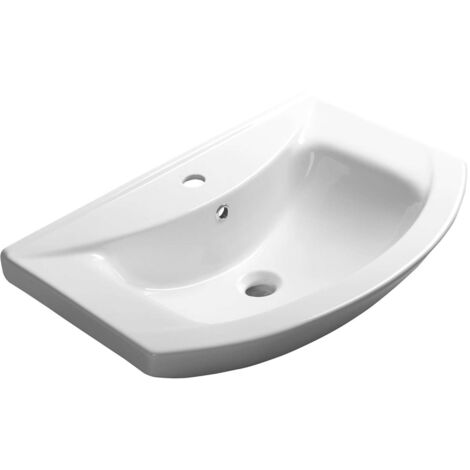 Sapho Zero - Möbelwaschtisch 65x46 cm, weiß 6065