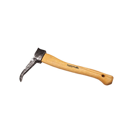 Sapie Manche Bois 400mm Avec Tête Acier Ck45 Forgée Main 600g.