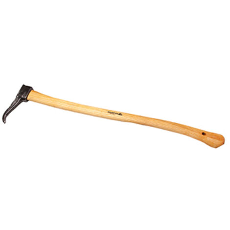 sapie manche bois 800mm avec tête acier ck45 forgée main 800g.