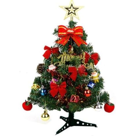 Sapin artificiel 45 cm avec kit décoration inclus