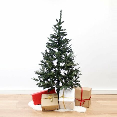 Sapin Artificiel Réaliste Vert 150cm avec 400 têtes, pied métal - SILUMEN