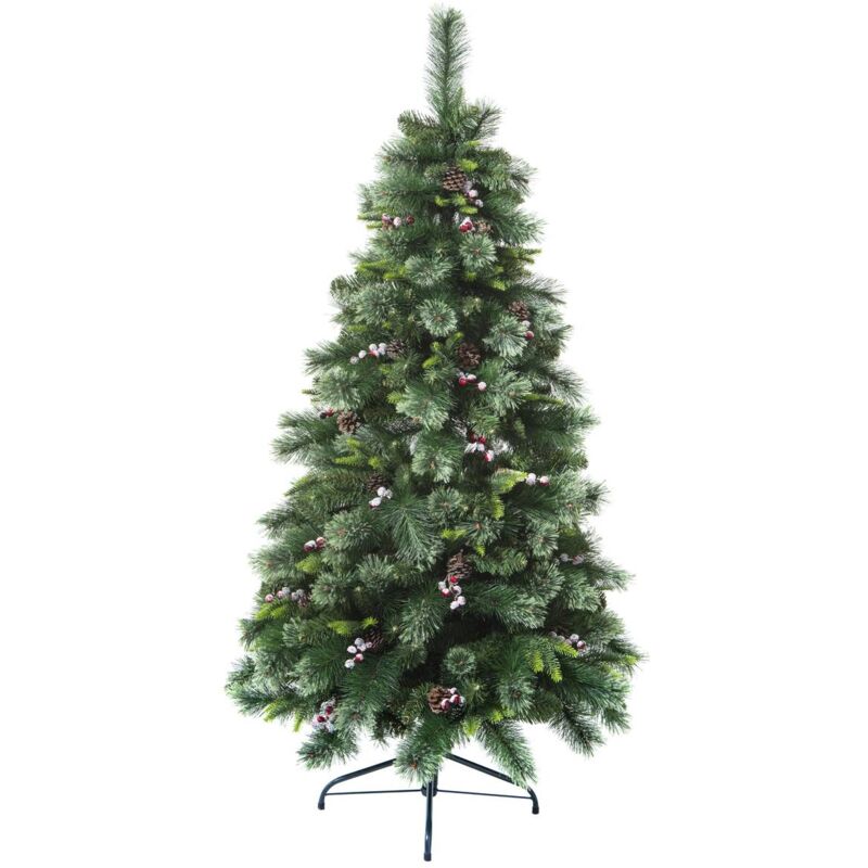 Sapin artificiel de Noël Wyoming H180 cm Vert