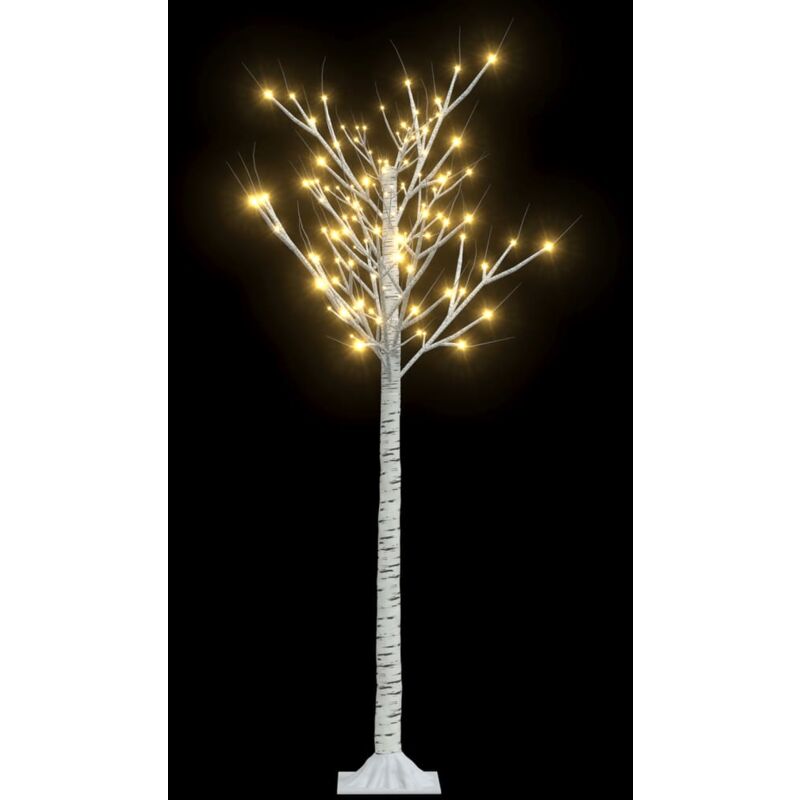 Vidaxl - Sapin de Noël 140 led blanc chaud Saule 1,5 m Int/Ext