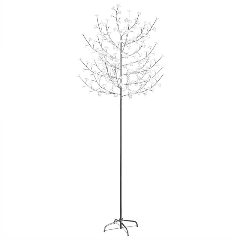 Vidaxl - Sapin de Noël 220 led blanc froid Cerisier en fleurs 220 cm