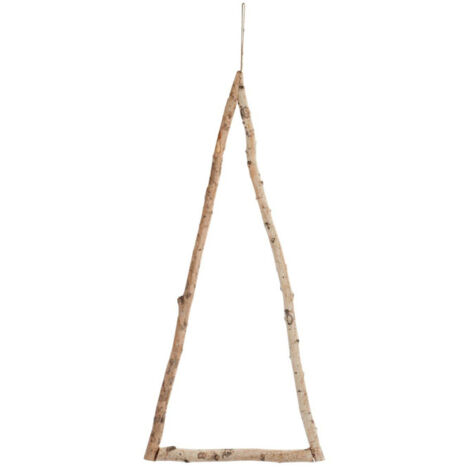 Sapin de Noël à Suspendre "Châssis" 80cm Naturel