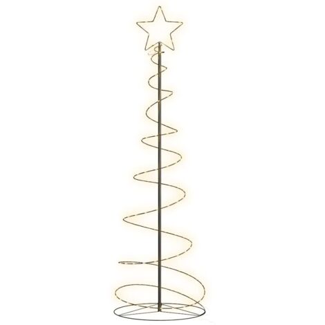Sapin de Noël  Arbre de Noël à LED 120 LED blanc chaud 180 cm