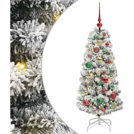 Sapin de Noël  Arbre de Noël Artificiel à Branches Articulées 120 cm
