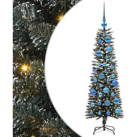 Sapin de Noël  Arbre de Noël artificiel Vert 120 cm PVC, plastique et acier