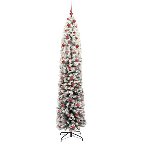 Sapin de Noël  Arbre de Noël artificiel Vert 210 cm PVC et acier et plastique