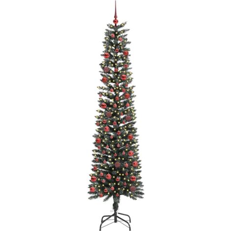 Sapin de Noël  Arbre de Noël artificiel Vert 210 cm PVC, plastique et acier