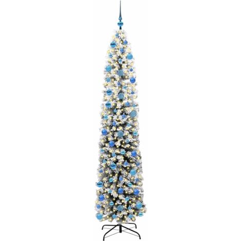 Sapin de Noël  Arbre de Noël artificiel Vert 240 cm PVC et acier et plastique