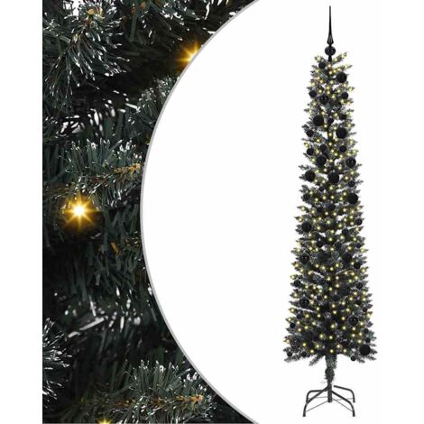 Sapin de Noël  Arbre de Noël artificiel Vert 240 cm PVC, plastique et acier