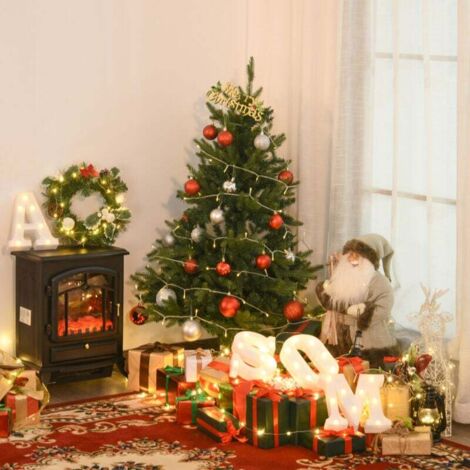 Sapin de Noël artificiel, 1,2 m, pied inclus, Ø85 cm x 120 cm, vert