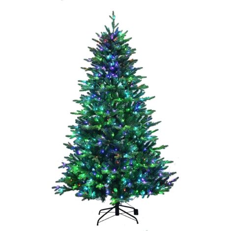 Sapin de Noël Artificiel 180cm APP Contrôle 420 Lumières LED 16 Couleur
