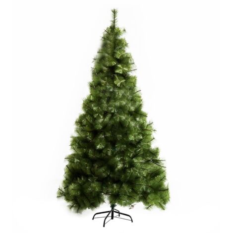 Sapin de Noël artificiel 210 cm, arbre de Noël avec 505 branches, décoration de Noël incluant support métallique pour intérieur