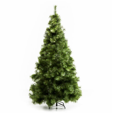 Sapin de Noël artificiel, 210 cm de haut, avec 505 branches artificielles, décoration de Noël intérieure avec structure métallique