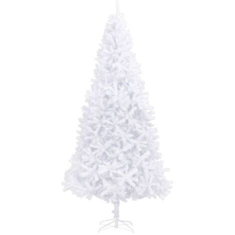 vidaXL Sapin de Noël Artificiel 300/400/500 cm Arbre Décoration Vert/Blanc