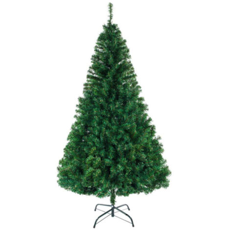 Sapin de Noël artificiel 4 FT vert, arbre de Noël non lumineux 230 branches, pied métal stable