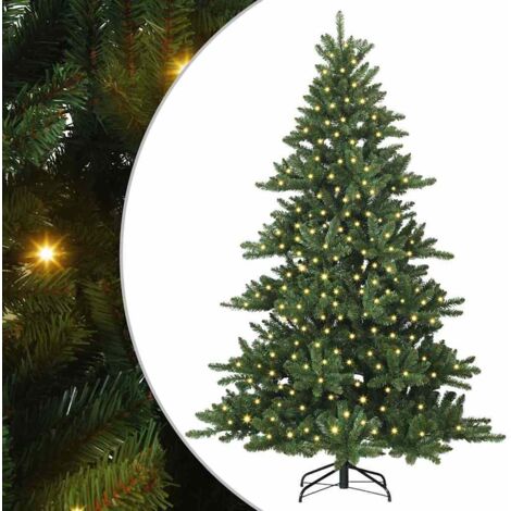 Sapin de Noël Artificiel à Branches Articulées 210 cm PVC vidaXL