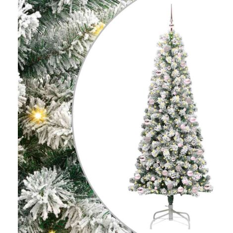 Sapin de Noël Artificiel à Branches Articulées 240 cm vidaXL