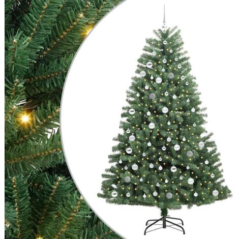 Sapin de Noël Artificiel à Branches Articulées Vert 210 cm vidaXL