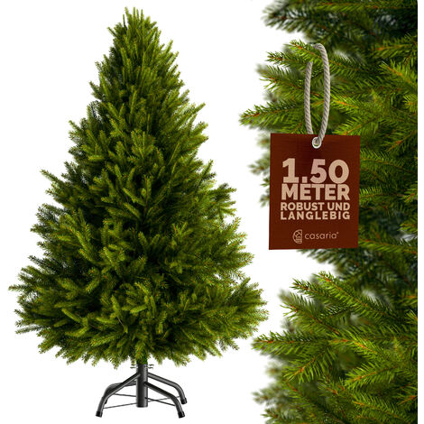 Casaria Artificial Christmas tree - Arbre de Noël - 150cm - support inclus