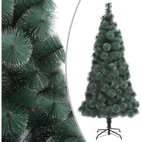 Sapin de Noël artificiel  Arbre de Noël avec support Vert 120 cm PET 77499