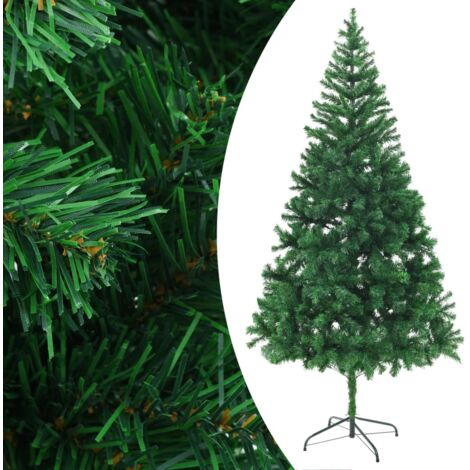 Sapin de Noël artificiel/Arbre de Noël pour Déco et support Acier 210 cm 910 branches -WYW70519