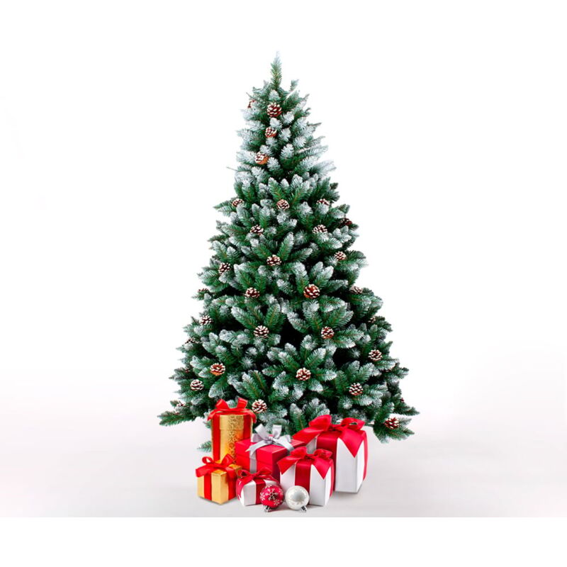 Sapin de Noël 120 cm artificiel de haute qualité avec décorations Ottawa