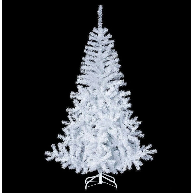 Fééric Lights And Christmas - Sapin de noël blanc 240 cm de hauteur - Blanc - Blanc