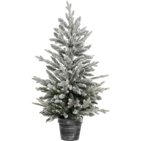 Sapin de Noël artificiel en pot FROSTY