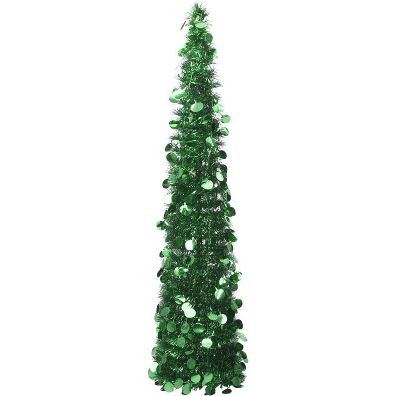 Vidaxl - Sapin de Noël artificiel escamotable Vert 150 cm pet Vert