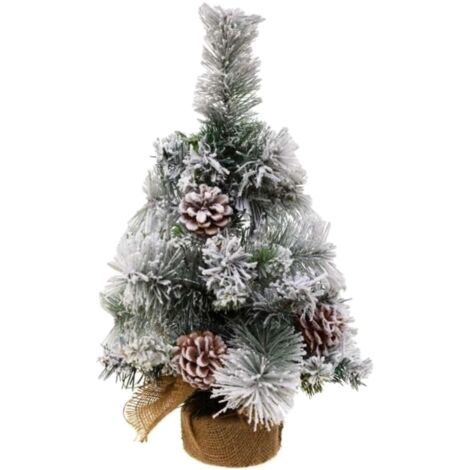 Sapin de Noël artificiel floqué effet neige MINNESOTA
