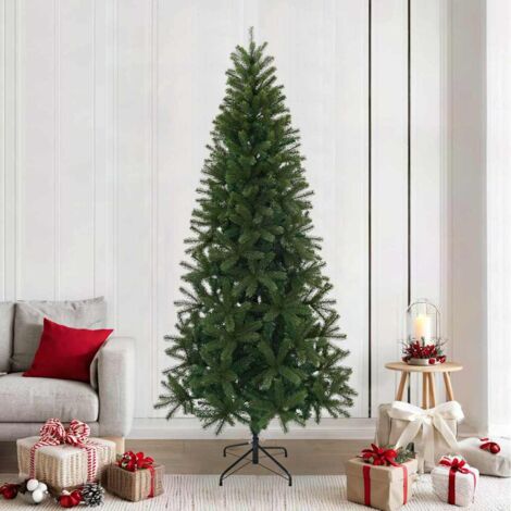 Sapin de Noël artificiel Vert 240 cm PVC, PE et acier vidaXL