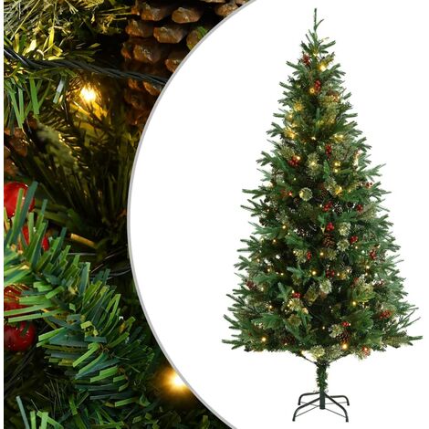 LZQ Sapin de Noël artificiel en pin PVC