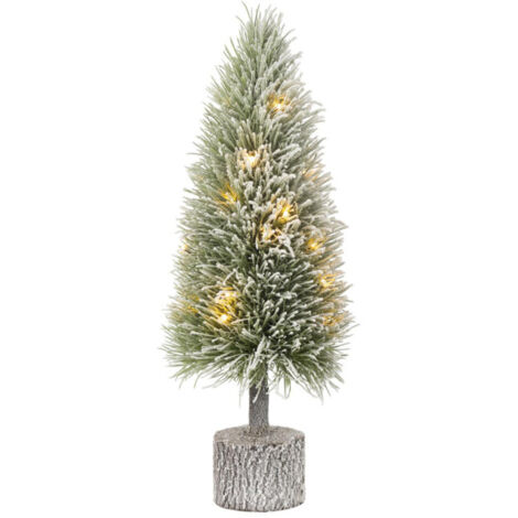 Sapin de Noël Déco à LED "Russell" 60cm Vert