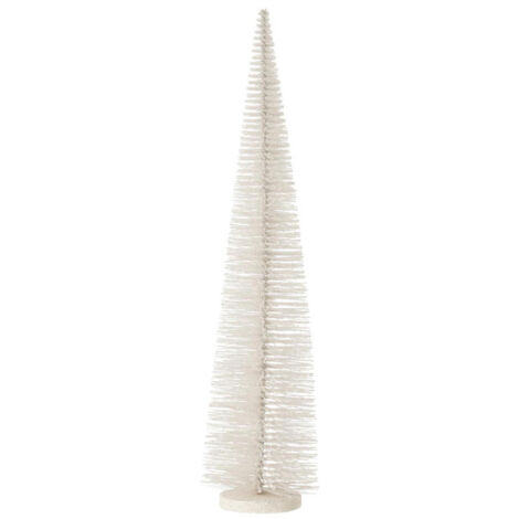 Sapin de Noël Déco Pailleté "Josh" 61cm Blanc