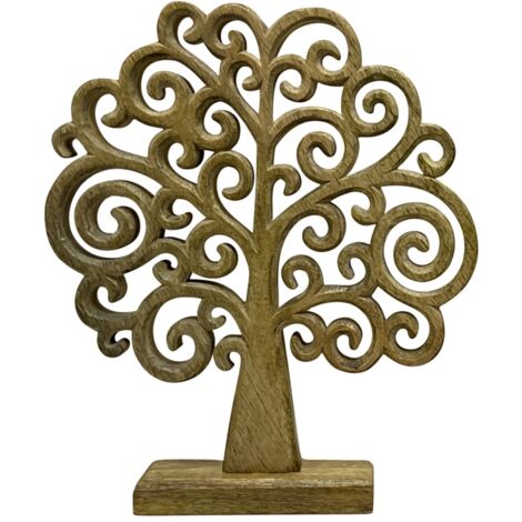 Sapin de Noël décoratif en bois pour décoration festive, idéal pour cadeaux et décorations de Noël, 33 cm