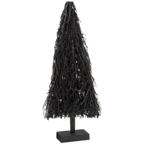 Sapin de Noël en Bois à Poser "Branches" 90cm Noir