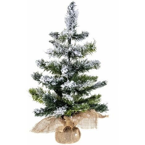 Sapin artificiel de Noël Sierra H300 cm Vert enneigé - Sapin et arbre  artificiel - Eminza