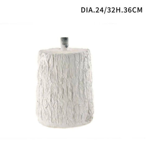 Sapin De Noël Tronc Blanc Effet Bois Diam.24