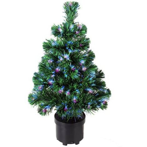 Sapin de Noël Vert lumineux 60 cm. Plusieurs couleurs
