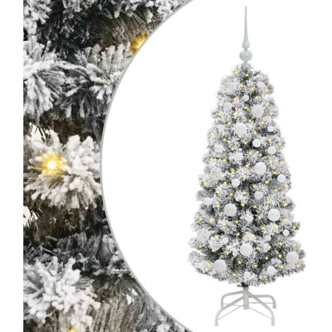 Sapin de Noël，Arbre de Noël Artificiel à Branches Articulées 120 cm CFW93158