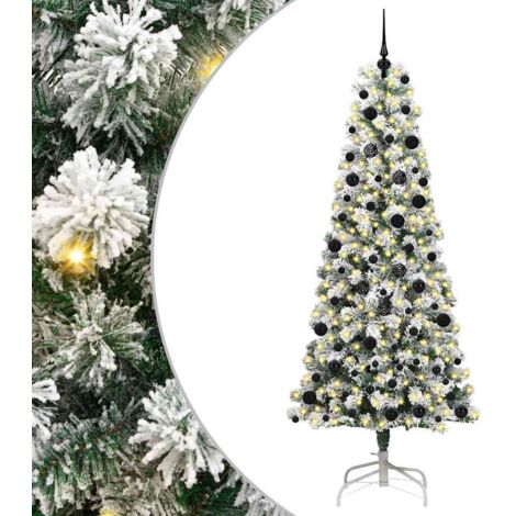Sapin de Noël，Arbre de Noël Artificiel à Branches Articulées 240 cm CFW84469